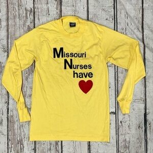 Vintage 1990s Missouri Nurses Have Have Love 90s Screen Stars Best Tee Tshirt
